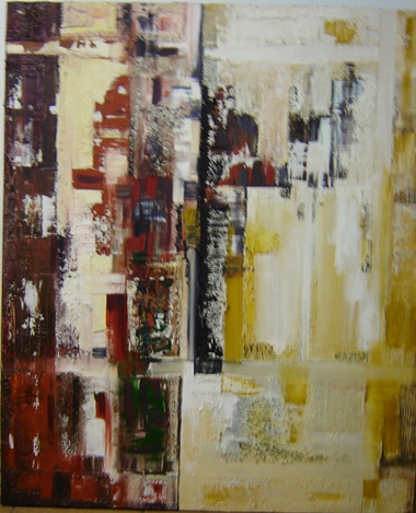 Rina Rinella Red Abstract Art 17