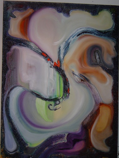 Rina Rinella Red Abstract Art 8