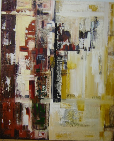 Rina Rinella Yellow Abstract Art 7